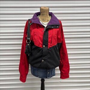 Red and black Goretex Aztec ski jacket ski